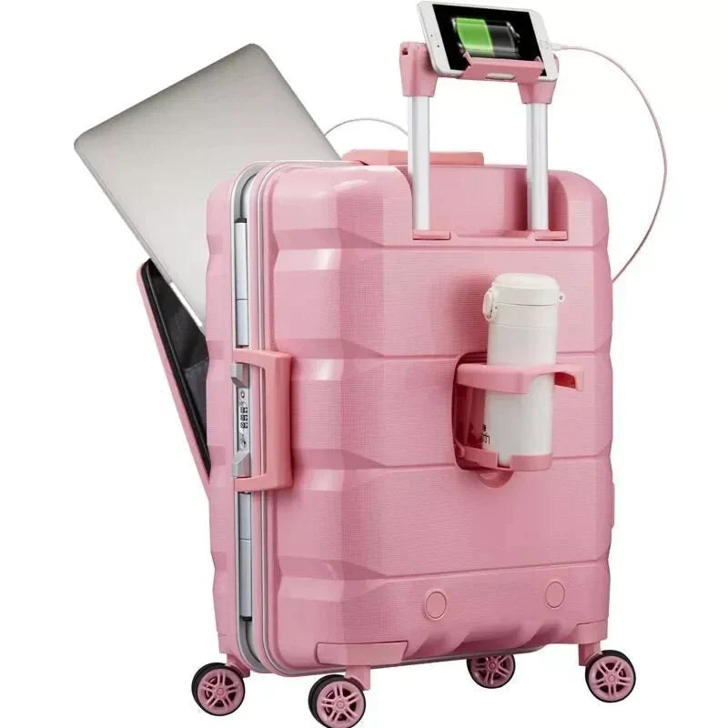 💥Only 25.98! Multifunctional Luggage Suitcase