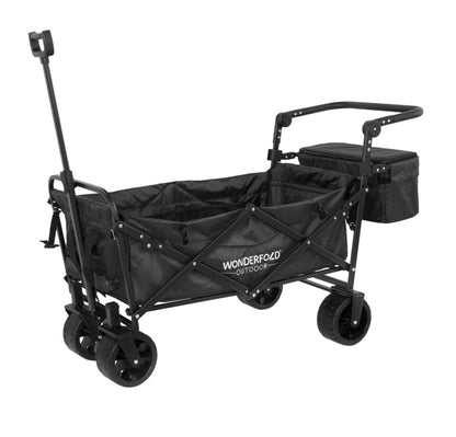Father's Day Clearance💝Buy 2 Get 50% Off✨WonderFold S3 Push & Pull Folding Wagon with Cooler and Cupholder✅500-lb Weight Capacity