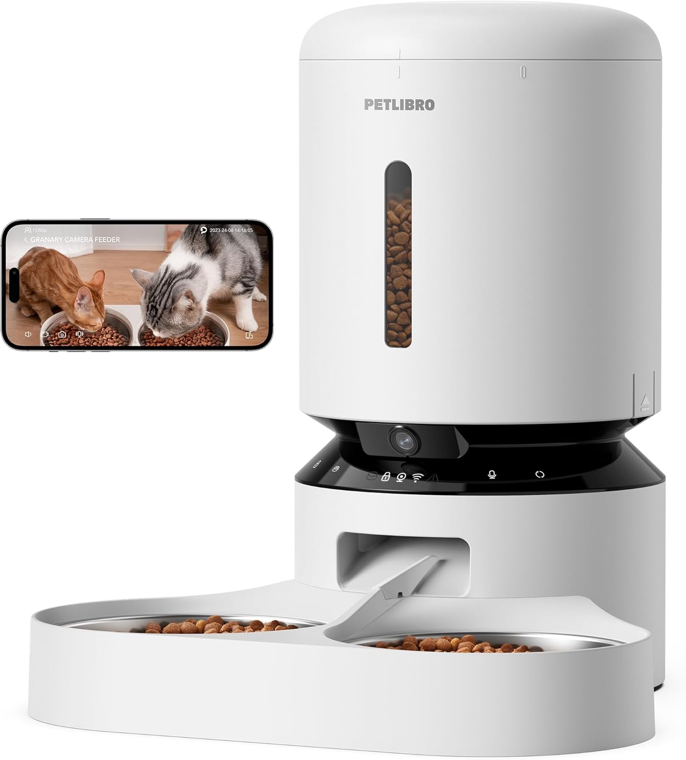 Self-Cleaning Cat Litter Box with Open-Top Design | Odor-Free Disposal & Included Trash Bags