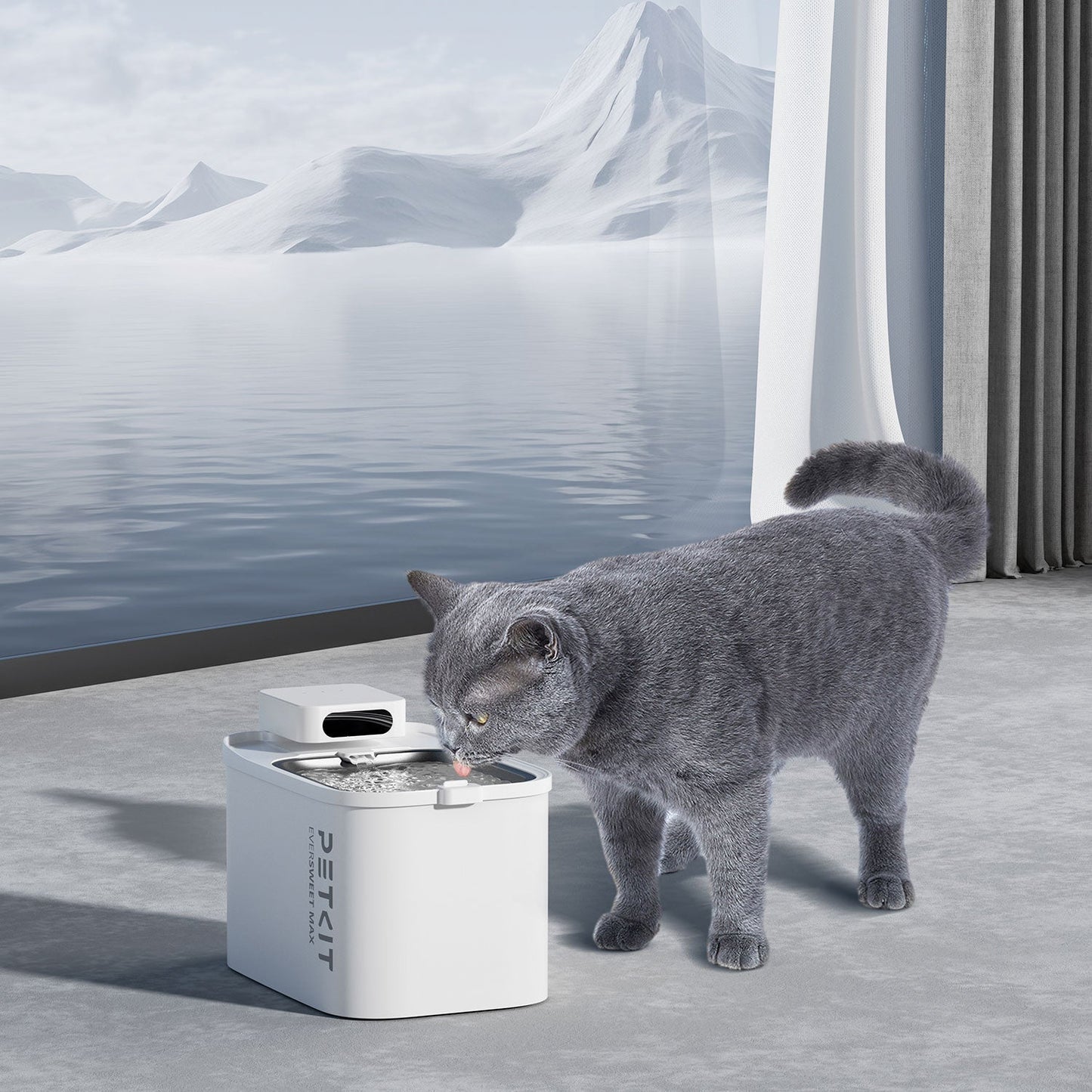 Self-Cleaning Cat Litter Box with Open-Top Design | Odor-Free Disposal & Included Trash Bags